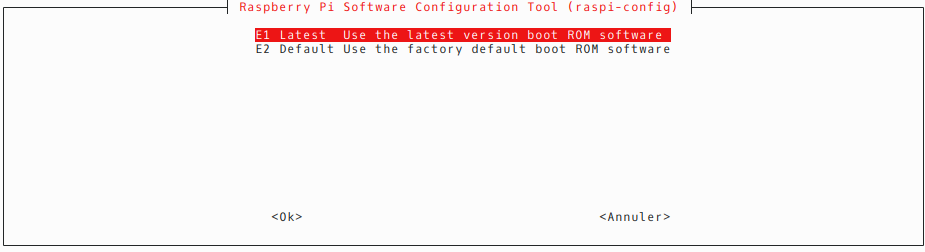 Bootloader Version Choice